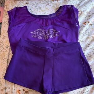 Capezio Purple Kids Matching Set